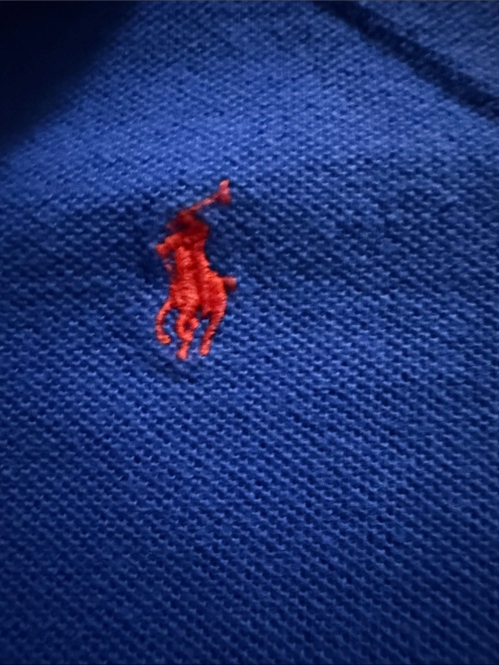 Ralph Lauren Boys Royal Blue Polo with Red Pony